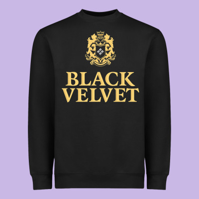 Black Velvet Canadian Whisky Heavyweight Sweatshirt Designed By Inspiradesign
