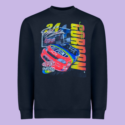 Jeff Gordon Dupont Vintage Racing Heavyweight Sweatshirt Designed By Inspiradesign