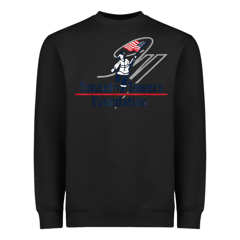 Tunnel To Towers F-oundation American Flag Usa Flag Heavyweight Sweatshirt by InspiraDesign | Teevron