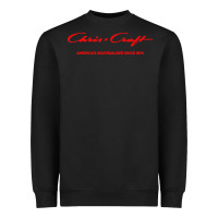 Black chris boat company Heavyweight Sweatshirt - InspiraDesign
