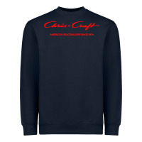 Navy chris boat company Heavyweight Sweatshirt - InspiraDesign