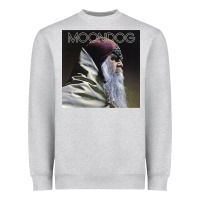 Heather Grey Moondog Musician Poster Essential Heavyweight Sweatshirt - InspiraDesign
