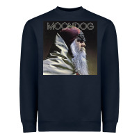Navy Moondog Musician Poster Essential Heavyweight Sweatshirt - InspiraDesign
