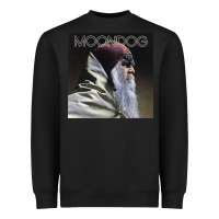 Black Moondog Musician Poster Essential Heavyweight Sweatshirt - InspiraDesign