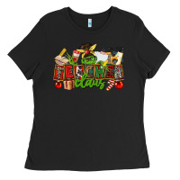 Teacher Claus Christmas Ladies Tee | Teevron