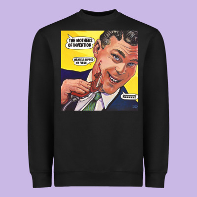 The Mothers Of Invention - Weasels Ripped My Flesh Heavyweight Sweatshirt Designed By Inspiradesign