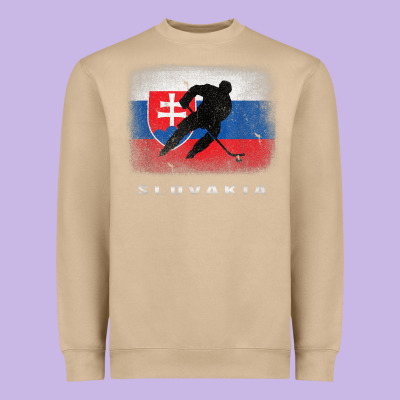 Slovakia Ice Hockey Slovak Flag Heavyweight Sweatshirt Designed By Inspiradesign