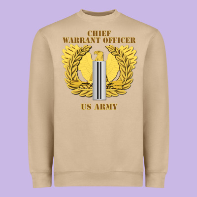 Emblem Warrant Officer Cw5 Heavyweight Sweatshirt Designed By Inspiradesign