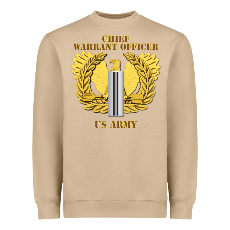 Emblem Warrant Officer Cw5 Heavyweight Sweatshirt by InspiraDesign | Teevron