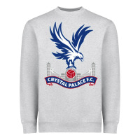 Heather Grey #crystal 'palace Heavyweight Sweatshirt - InspiraDesign