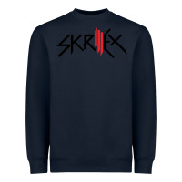 Navy white skrillex Heavyweight Sweatshirt - InspiraDesign