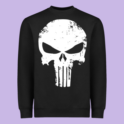 The Punisher Skull Heavyweight Sweatshirt Designed By Inspiradesign