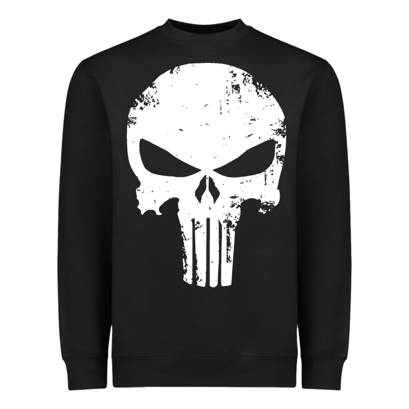 The Punisher Skull Heavyweight Sweatshirt by InspiraDesign | Teevron