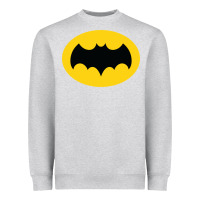 Heather Grey adam west bat Heavyweight Sweatshirt - InspiraDesign