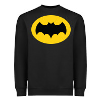 Black adam west bat Heavyweight Sweatshirt - InspiraDesign
