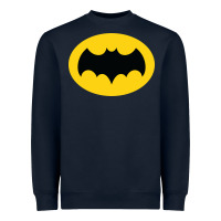 Navy adam west bat Heavyweight Sweatshirt - InspiraDesign