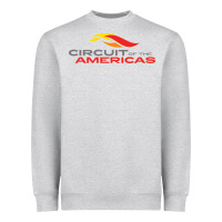 Heather Grey circuit of the americas Heavyweight Sweatshirt - InspiraDesign