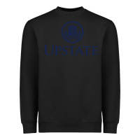 Black Upstate Medical, SUNY Heavyweight Sweatshirt - InspiraDesign