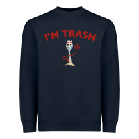Navy i'm trash forky Heavyweight Sweatshirt - InspiraDesign