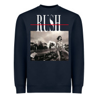 Navy rush permanent waves Heavyweight Sweatshirt - InspiraDesign