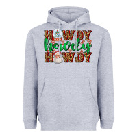 Heather Grey howdy howdy howdy Heavyweight Hoodie - AdoDesignShop