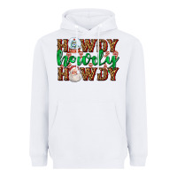 White howdy howdy howdy Heavyweight Hoodie - AdoDesignShop