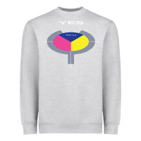 Heather Grey Yes 90125 T Essent Heavyweight Sweatshirt - InspiraDesign