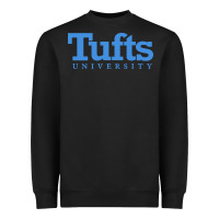 Black Tufts University Heavyweight Sweatshirt - InspiraDesign