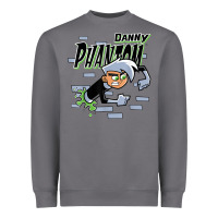 Storm Danny Phantom Coming Through Brick Wall Heavyweight Sweatshirt - InspiraDesign