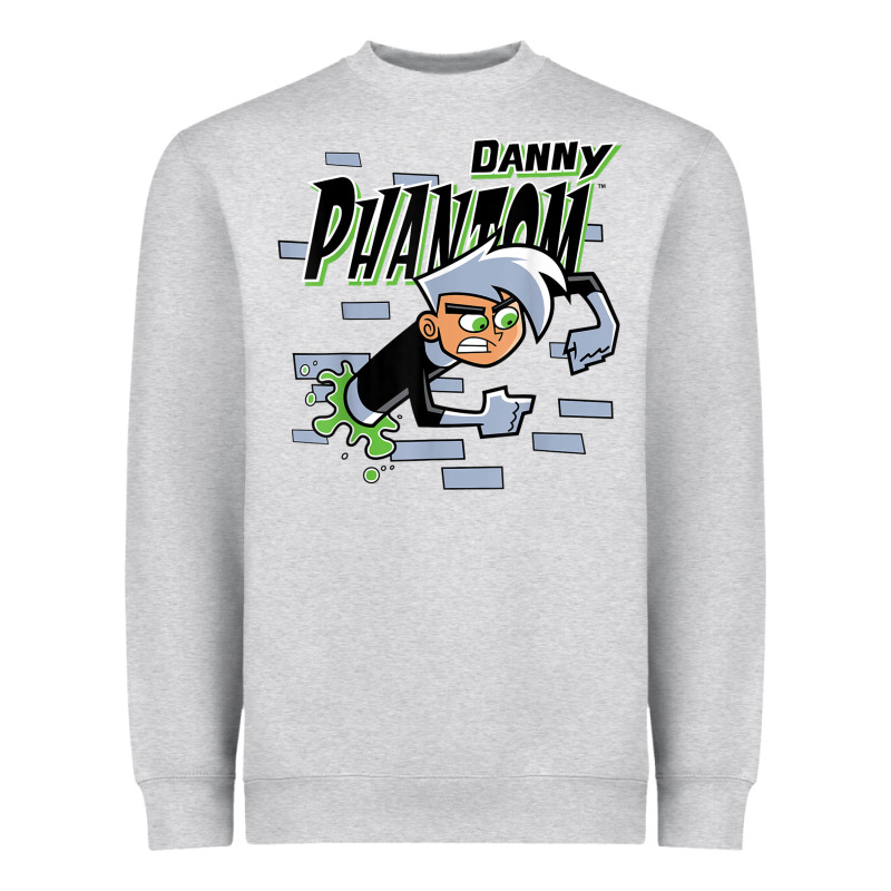 Danny Phantom Coming Through Brick Wall Heavyweight Sweatshirt by InspiraDesign | Teevron