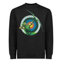 Black Green Arrow DC, Green Arrow DC vintage, Green Arrow DC art, Green Arro Heavyweight Sweatshirt - InspiraDesign