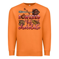 Carrot powered by chocolate Premium Sweatshirt - AdoDesignShop