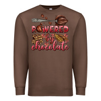 Chestnut powered by chocolate Premium Sweatshirt - AdoDesignShop