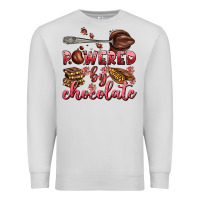 Dove Grey powered by chocolate Premium Sweatshirt - AdoDesignShop