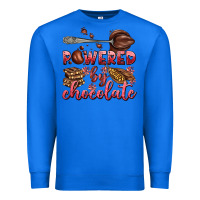 True Royal powered by chocolate Premium Sweatshirt - AdoDesignShop
