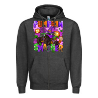 Charcoal Heather pumpkin smasher Zipper Hoodie - AdoDesignShop
