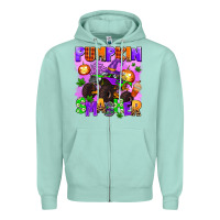 Seafoam pumpkin smasher Zipper Hoodie - AdoDesignShop