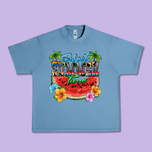 Sweet Summer Time Urban Heavy Tee Designed By Fadigitalartstudio