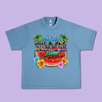Sweet Summer Time Urban Heavy Tee Designed By Fadigitalartstudio