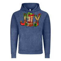 Vintage Denim joy christmas with elf bbs Vintage Hoodie - BundleAndBundleShop
