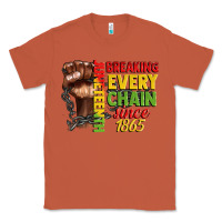 Copper juneteenth breaking every chain since 1865 Classic Tee - CowGirlArtShop