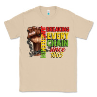 Mushroom juneteenth breaking every chain since 1865 Classic Tee - CowGirlArtShop