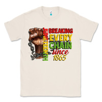 Natural juneteenth breaking every chain since 1865 Classic Tee - CowGirlArtShop