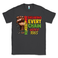 Smoke juneteenth breaking every chain since 1865 Classic Tee - CowGirlArtShop
