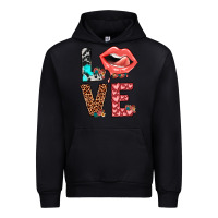 Black valentines love Urban Hoodie - JahusDesignShop