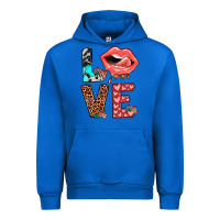 Cobalt valentines love Urban Hoodie - JahusDesignShop