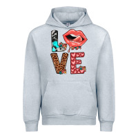Heather Grey valentines love Urban Hoodie - JahusDesignShop
