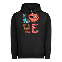 Pigment Black valentines love Urban Hoodie - JahusDesignShop