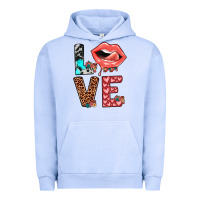 Pigment Grape Ice valentines love Urban Hoodie - JahusDesignShop