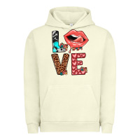 Pigment Pistachio valentines love Urban Hoodie - JahusDesignShop